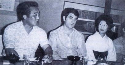 Marcel Lancino avec Maître Kase à Tokyo